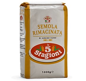 Semola Rimacinata Le 5 Stagioni - Farinha de Grano Duro - 1kg