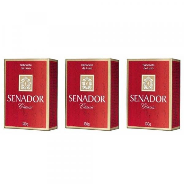 Senador Classic Sabonete 130g (Kit C/03)