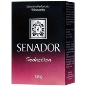 Senador Seduction Sabonete 130g - Kit com 03
