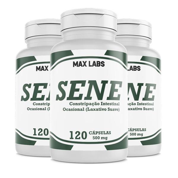 Sene Max Labs - Kit 03 Potes - 360 Cápsulas 500mg