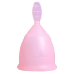 Senhora Copo Menstrual Descarga Menstrual Cup de gel de silicone reutilizáveis