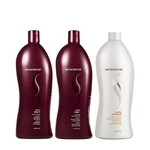 Senscience Kit CPR passo 1 e passo 2 + Shampoo Purify realiza limpeza profunda 1L