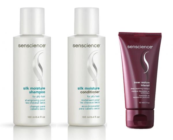 Senscience Kit Inner Restore Intensif Mascara 50ml + Silk Moisture Shampoo 100ml + Condicionador 100