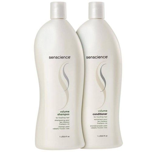 Senscience Kit Shampoo e Condicionador Volume 1l