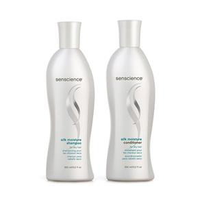 Senscience Kit Silk Moisture Shampoo e Condicionador - 300ml + 300ml