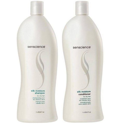 Senscience Kit Silk Moisture Shampoo e Condicionador 1l