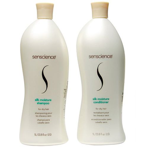 Senscience Silk Moisture Kit Duo Shampoo e Condicionador Profissional 2x1l