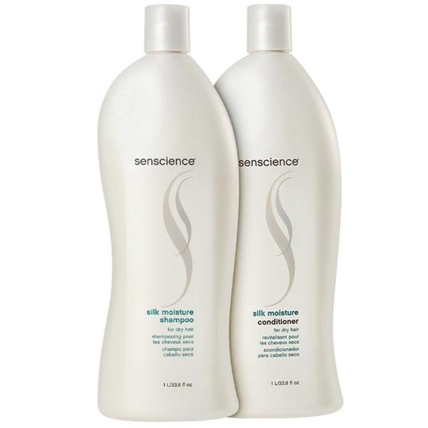 Senscience Silk Moisture Kit Duo Shampoo e Condicionador Profissional 2x1L