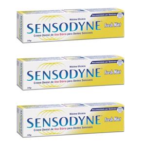 Sensodyne Extra Fresh Creme Dental 50g - Kit com 03