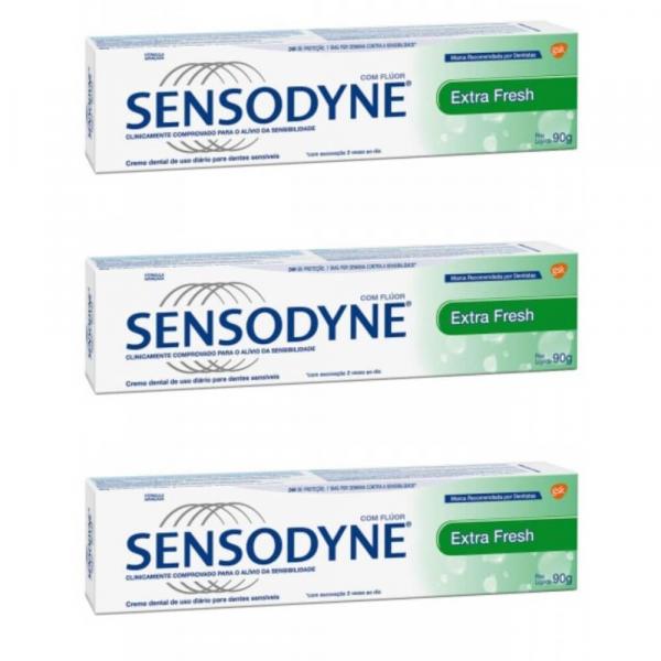 Sensodyne Extra Fresh Creme Dental 90g (Kit C/03)