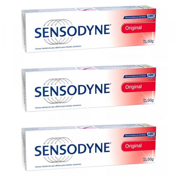 Sensodyne Original Creme Dental 50g (Kit C/03)