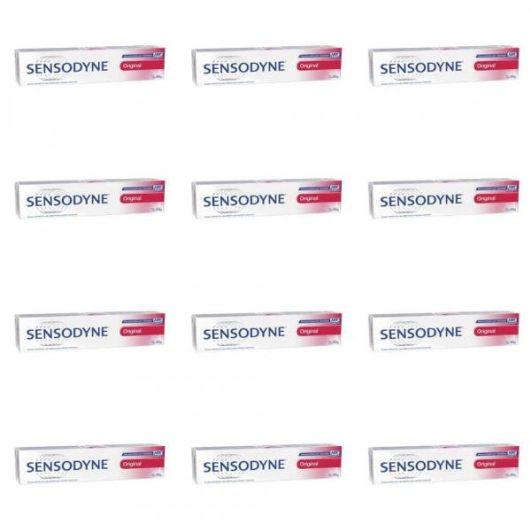 Sensodyne Original Creme Dental 90g (Kit C/12)