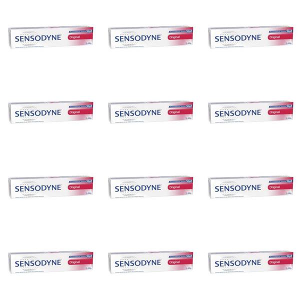 Sensodyne Original Creme Dental 90g (Kit C/12)