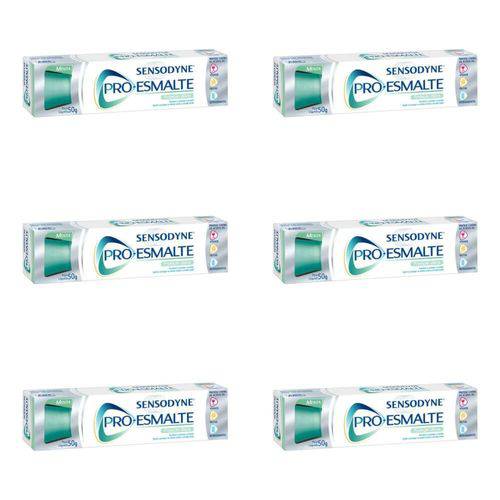 Sensodyne Pro Esmalte Creme Dental 50g (kit C/06)
