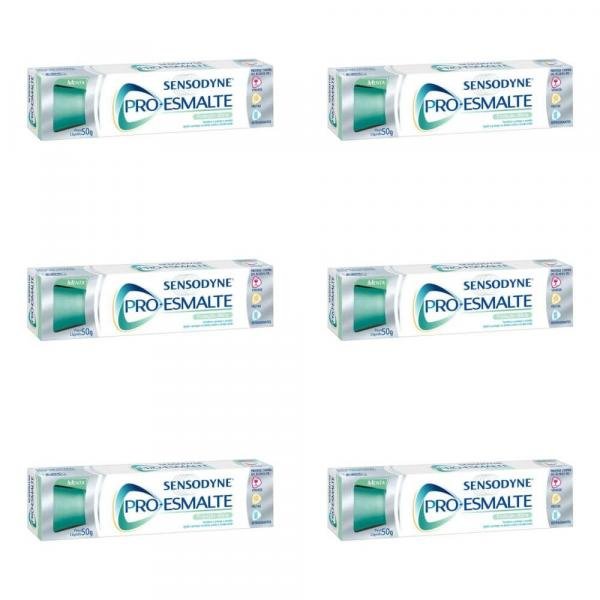 Sensodyne Pro Esmalte Creme Dental 50g (Kit C/06)
