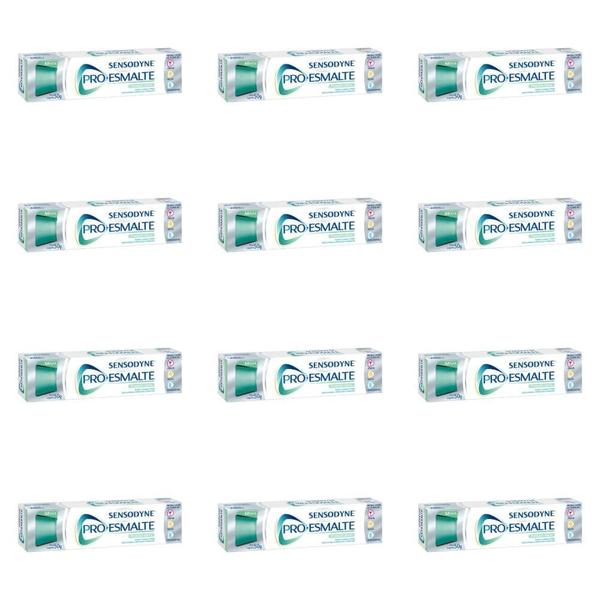 Sensodyne Pro Esmalte Creme Dental 50g (Kit C/12)