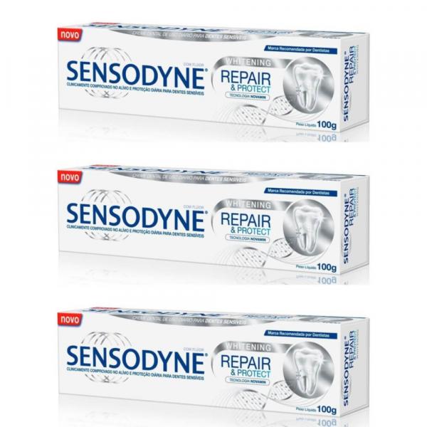 Sensodyne Repair Protect White Creme Dental 100g (Kit C/03)
