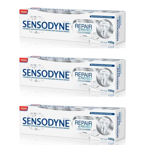 Sensodyne Repair Protect White Creme Dental 100g (kit C/03)