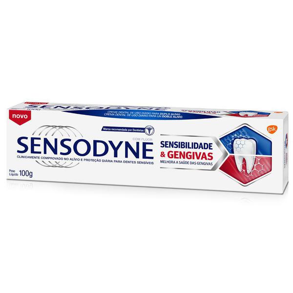Sensodyne Sensibilidade e Gengivas Creme Dental 100g