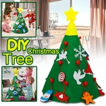 Sentiu DIY Árvore de Natal Decoração Boneco de neve Presente de Ano Novo Brinquedos para Crianças 65 cm Casa Árvore Artificial Enfeite de Natal Merry-Xmas