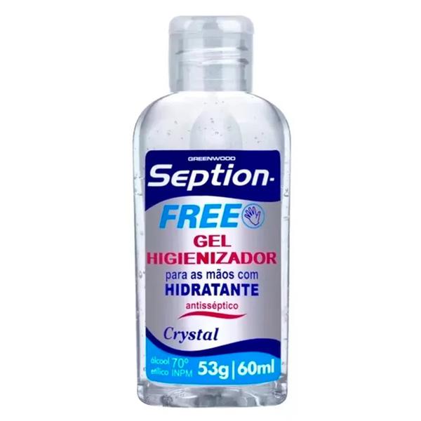 Seption Free Gel Higienizador 60ml - Crystal