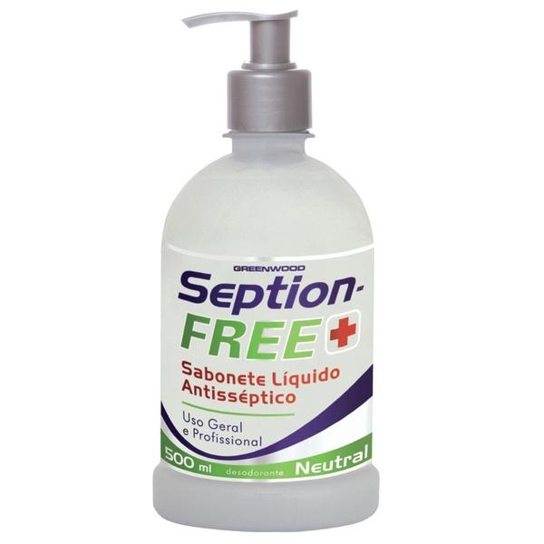 Seption Free Sabonete Líquido Antisséptico 500ml - Neutral - Fiorucci