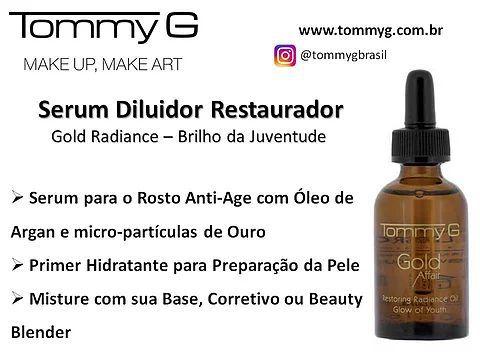 Serum Oleo Diluidor Restaurador Tommy G 30 ml