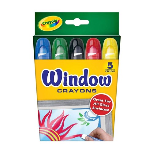 Set de 5 Crayolas para Ventana