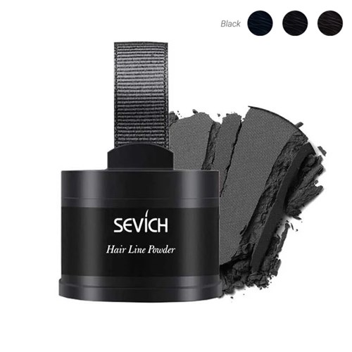 Sevich Hairline Powder Black - Maquiagem Capilar Preto - 4 G