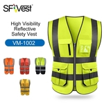 SFVest alta visibilidade reflexiva Segurança colete reflector
