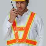 SFVest Segurança Reflective Camisa manga curta Visible alta