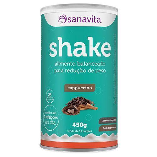 Shake - 450g Cappuccino - Sanavita