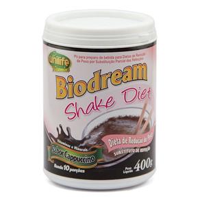 Shake Diet Biodream Vários Sabores - Unilife - Cappuccino - 400 G