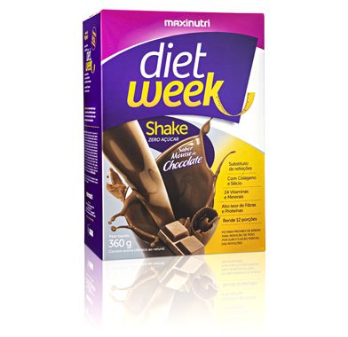 Shake Diet Week - Maxinutri - Mousse de Chocolate - 360g