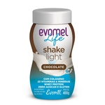 Shake Evomel Light Sabor Chocolate 400G Emagreça Com Saúde