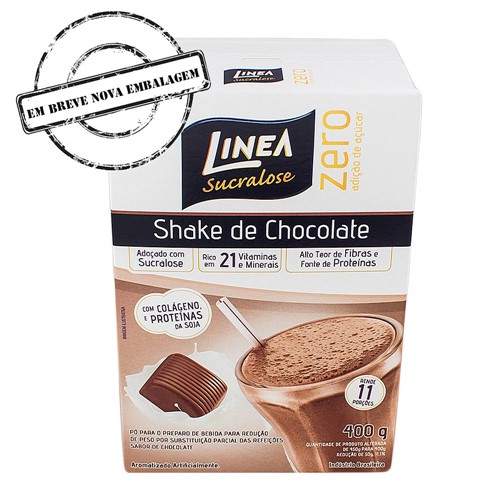 Shake Linea Sabor Chocolate 400g