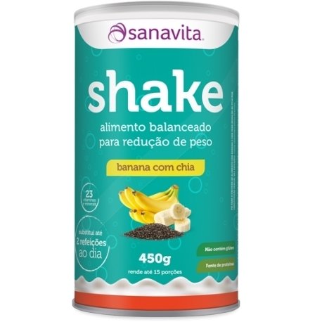 Shake Sanavita Banana com Chia 450G