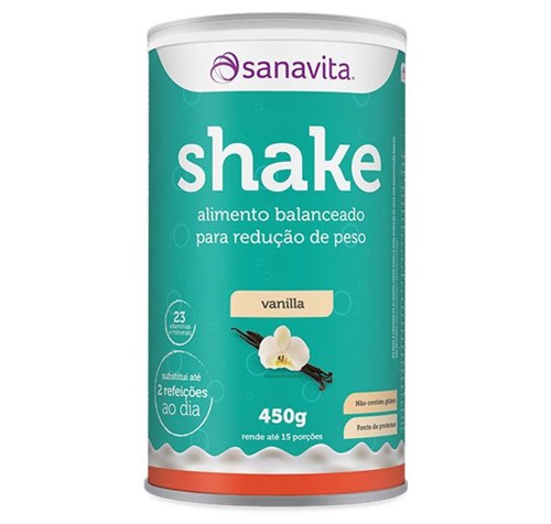 Shake Substituto de Refeição Sanavita 450G Vanilla