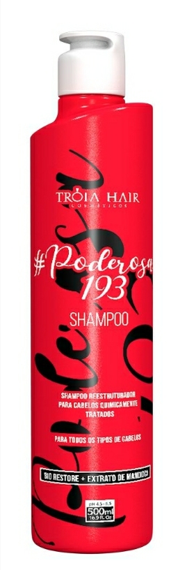 Shampoo 1.9.3 Poderosa 500.ml - Tróia Hair