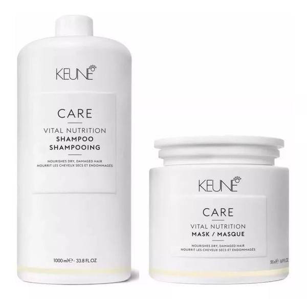 Shampoo 1000ml + Máscara 500g Keune Care Vital Nutrition