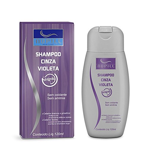 Shampoo 120ml, Nupill, Cinza/Violeta