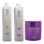 Shampoo 1kg Condicionador 1Kg Mascara 500g Caviar Color