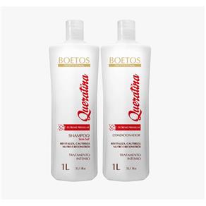 Shampoo 1L + Condicionador 1L - Queratina Profissional Boetos