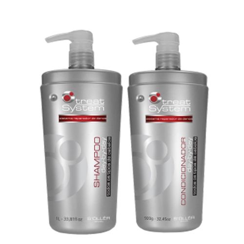 Shampoo 1L Condicionador 920g Treat System Day By Day