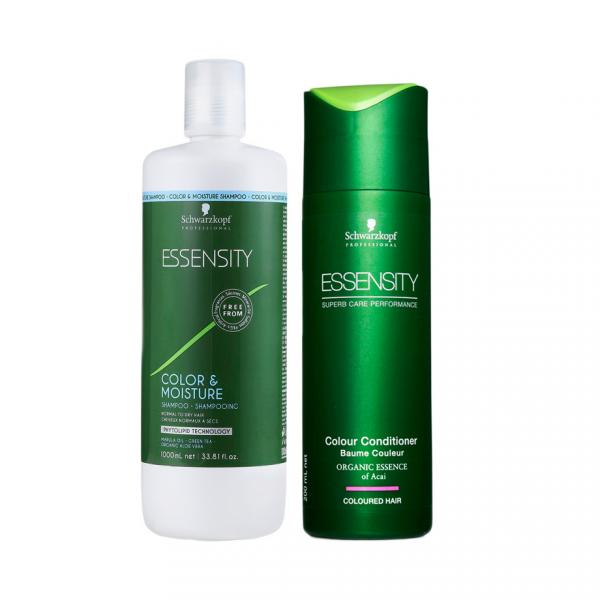Shampoo 1L e Condicionador 200ml Cor e Hidratação Essensity Schwarzkopf