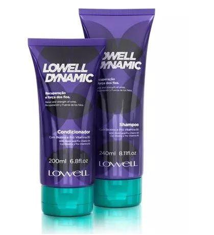 Shampoo 240ml + Condicionador 200ml Lowell Dynamic