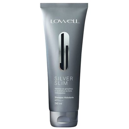 Shampoo 240ml Silver Slim Lowell Grisalhos