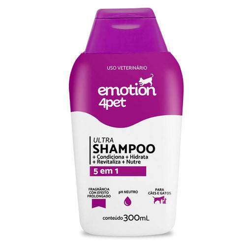 Shampoo 5 em 1 Emotion 4 Pet