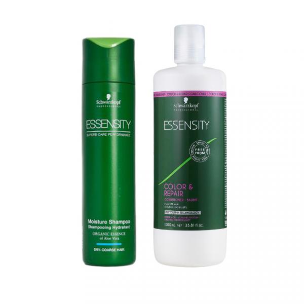 Shampoo 250ml e Condicionador 1L Cor e Hidratação Essensity Schwarzkopf