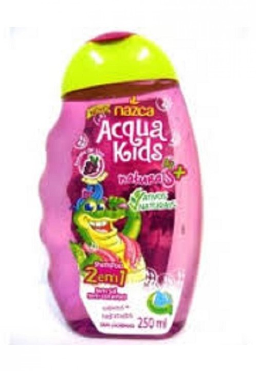 Shampoo Acqua Kids Uva e Aloe Vera 250Ml Roxo